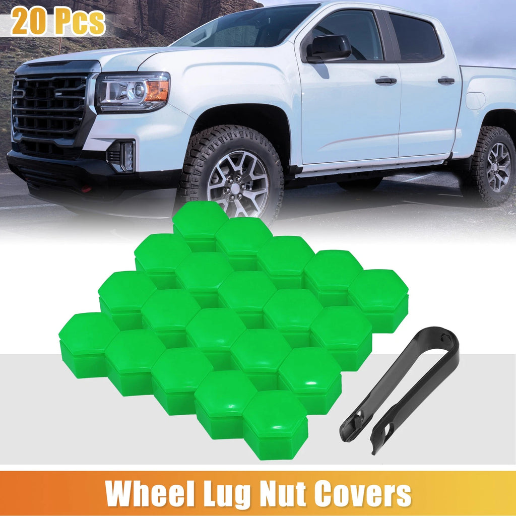 20 Pcs 22mm Wheel Lug Nut Cover for Land Rover Range Rover Sport (2006–2013) Green 724117442804