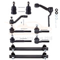 Set of 10 Suspension Tie Rod Ends and Idler Arm for Lincoln Town