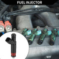 Fuel Injector No. 53032145AA for Dodge Ram 1500 (2002–2003) 4.7L Black