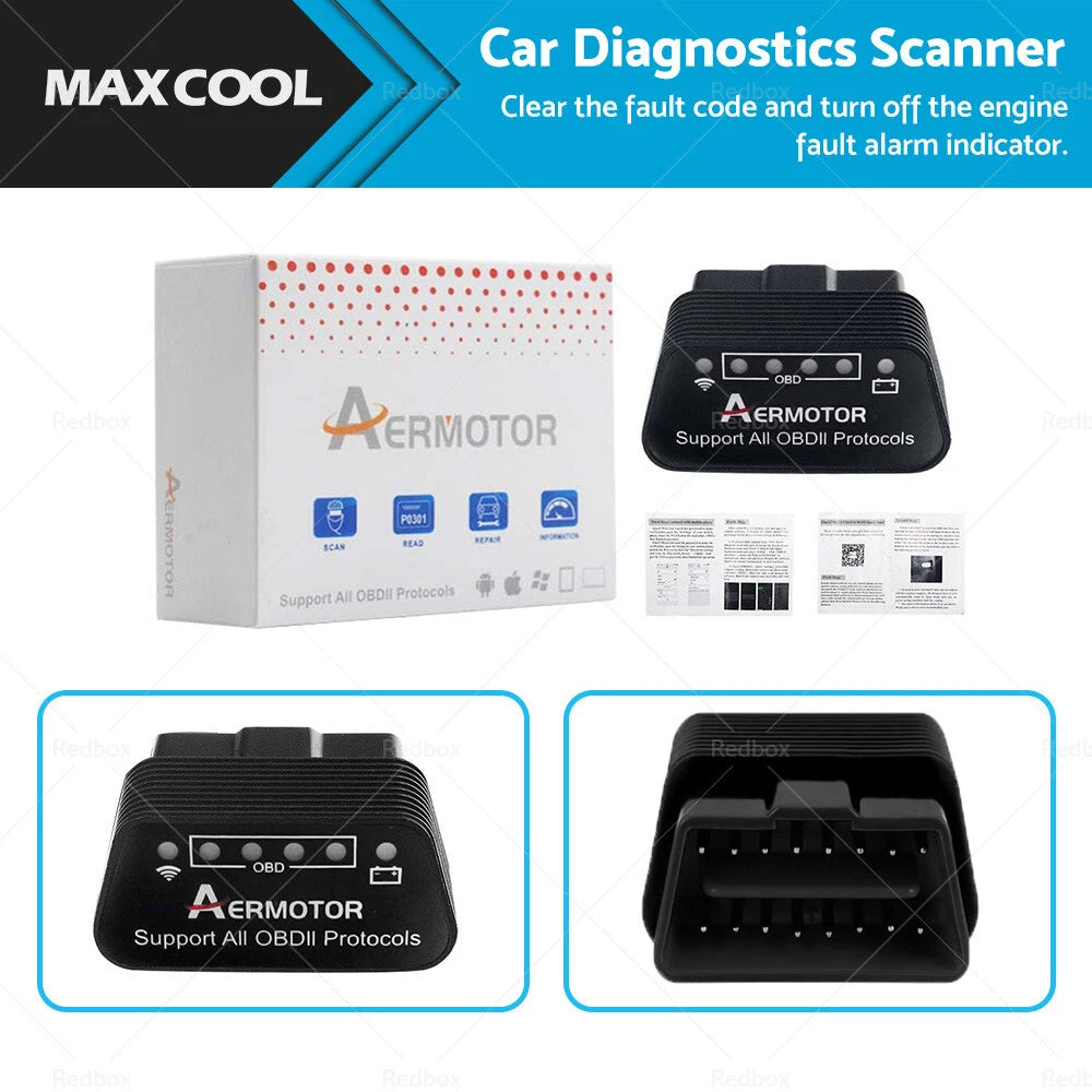 ELM327 WiFi OBD2 Scanner for iOS Android (2010–2023)