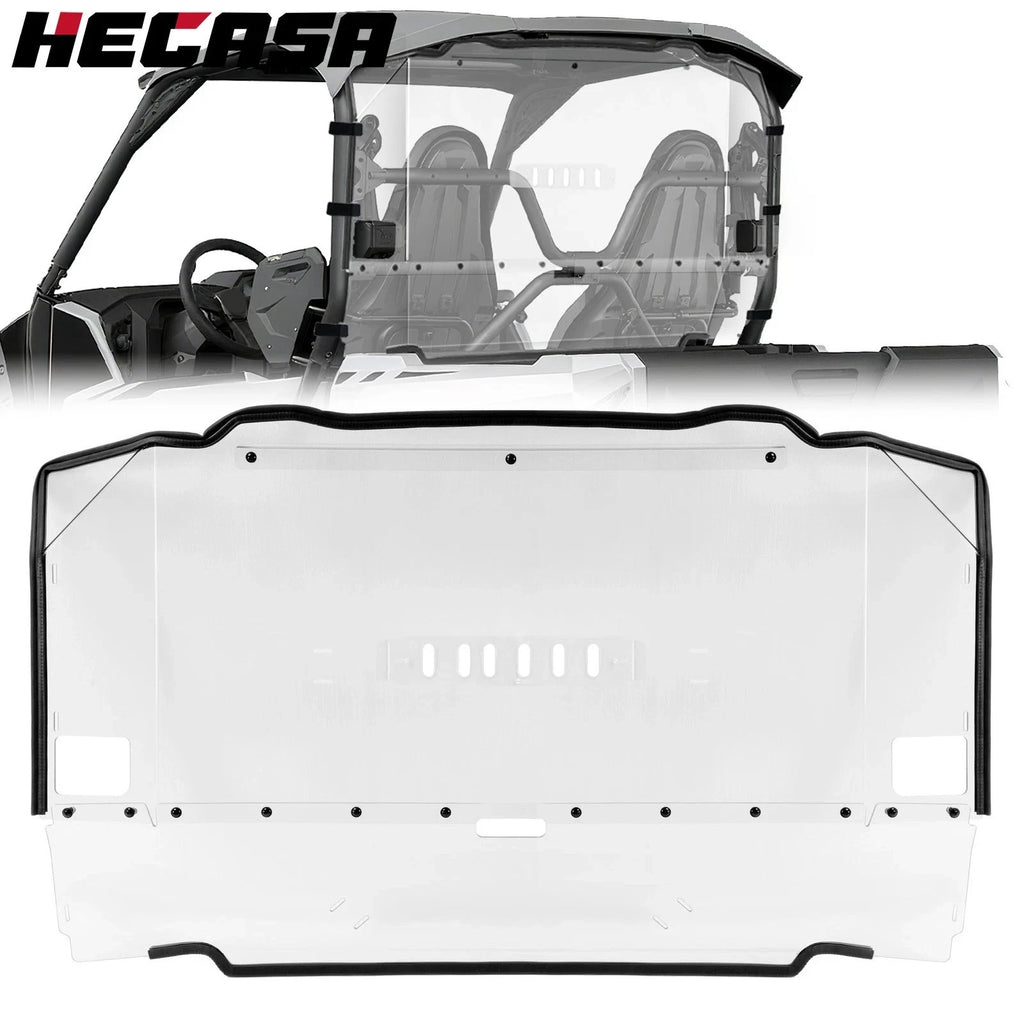 Rear Clear Windshield for Yamaha Wolverine RMAX2 1000 (2021–2024)