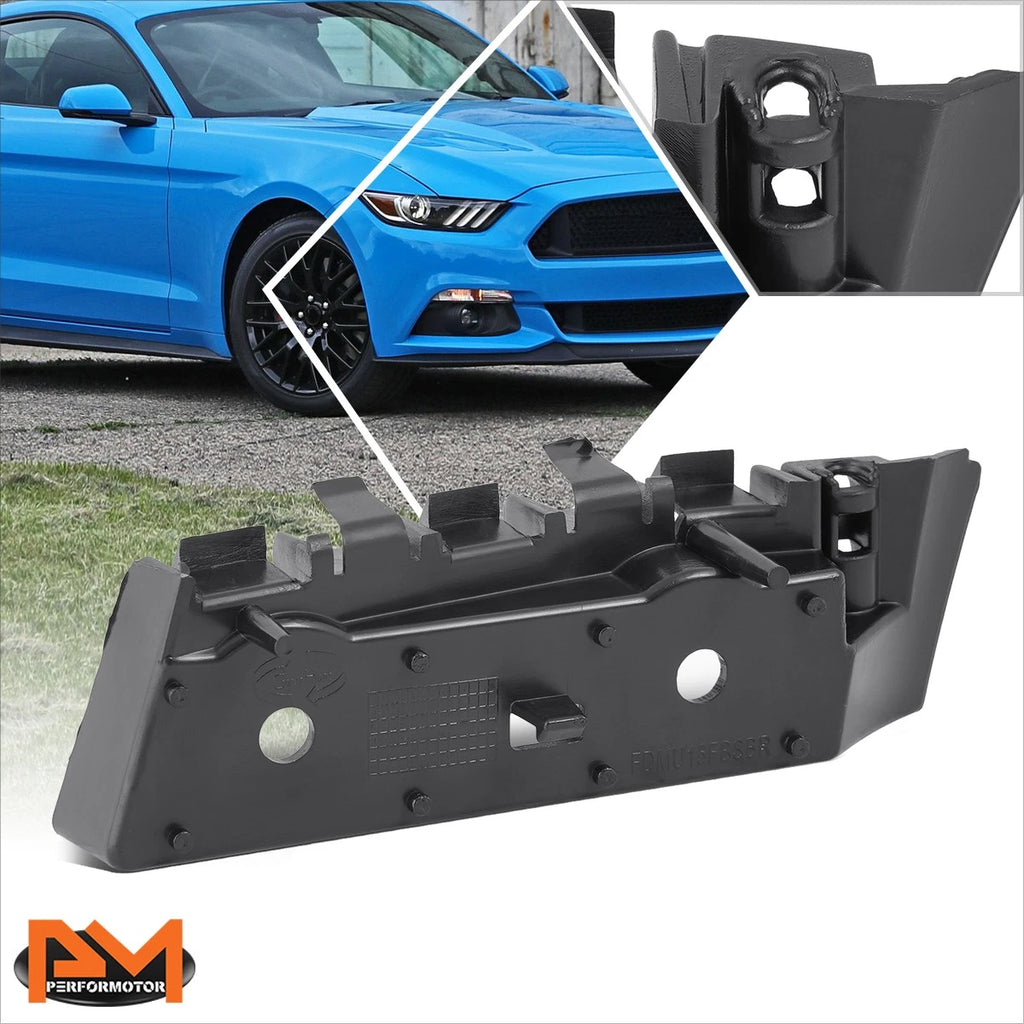 Bumper Cover Support Bracket for Ford Mustang (2015–2017) Right, Black