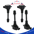 Set of 4 Ignition Coils for Nissan Sentra Altima (2002–2006)