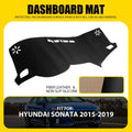Leather Dashboard Cover for Hyundai Sonata (2015–2019)