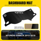 Leather Dashboard Cover for Hyundai Sonata (2015–2019)