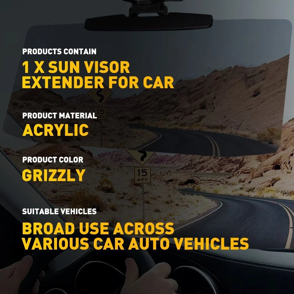 Sun Visor Extender for Car (Universal Fit)