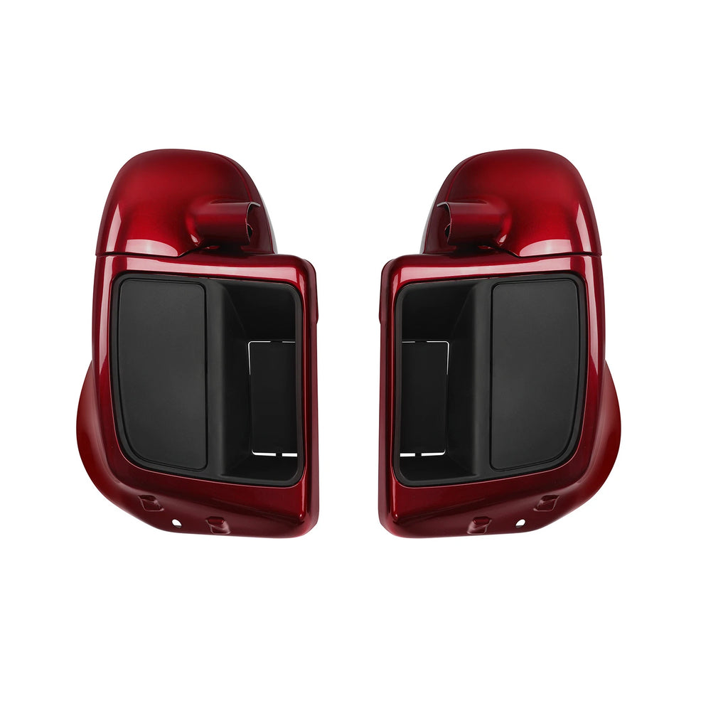 Lower Vented Fairings for Harley CVO Street Glide (2014–2024) Velocity Red Sunglo