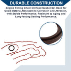 Set of 1 Engine Timing Cover Gasket JV1159 for Ford Mustang (1996–2004)