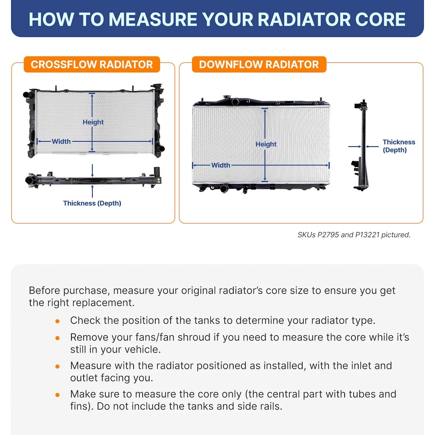 Set of 2 Radiators for Volvo S70 V70 850 (1993–1997)