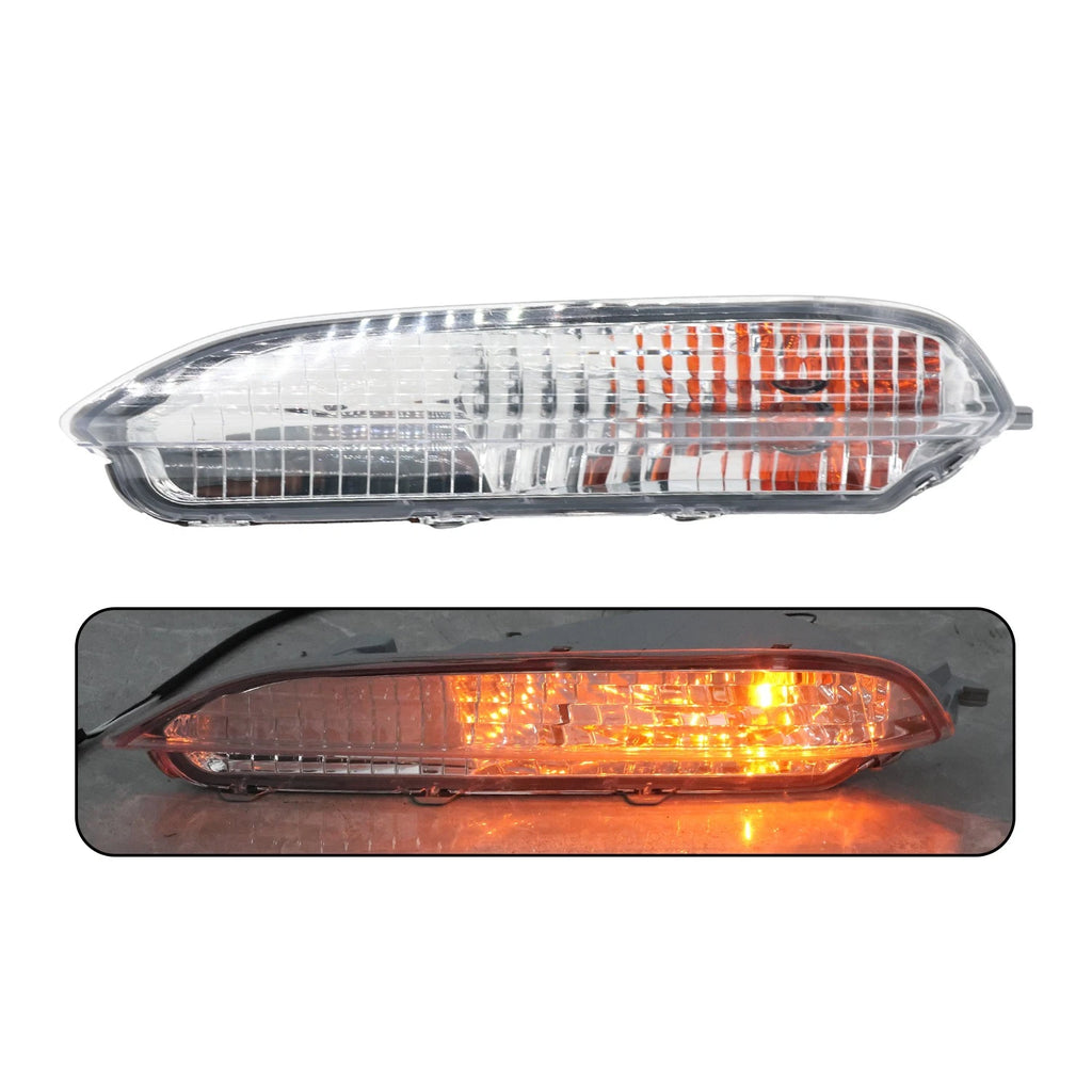 Bumper Fog Light Cover Bezel & Turn Signal Lamp Bulbs for Honda Pilot (2016–2018)
