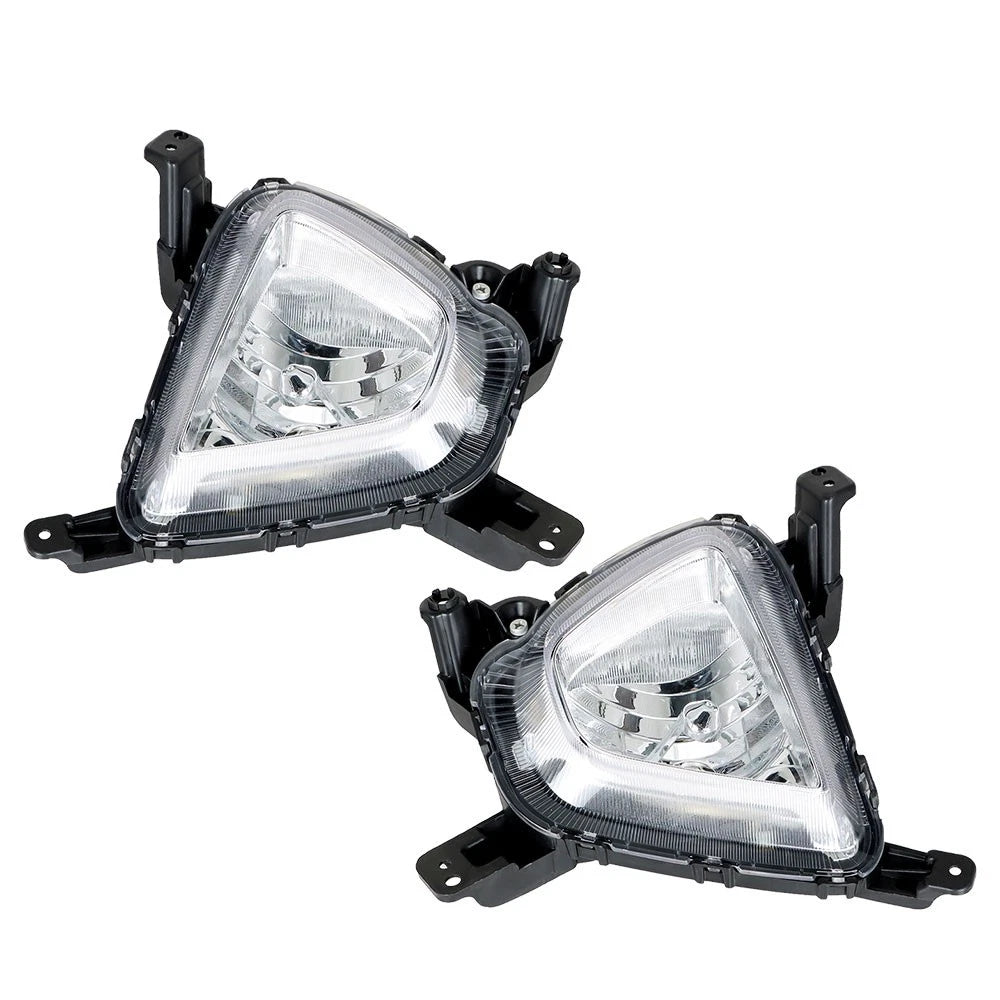 Set of 4 Fog Light Bezels for Kia Sorento (2016â2018)