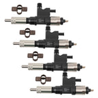 Set of 4 Fuel Injectors for Isuzu NPR NPR-HD 4HK1 Diesel (2001–2007)