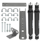 Dual Steering Stabilizer for Ford F-150 F-250 Bronco (1980–1996) w/ Mounting Brackets