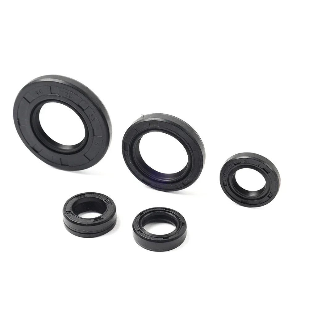 5 x Motorcycle Engine Gear Shaft Oil Seals for Yamaha YBR125 (2005-2016)