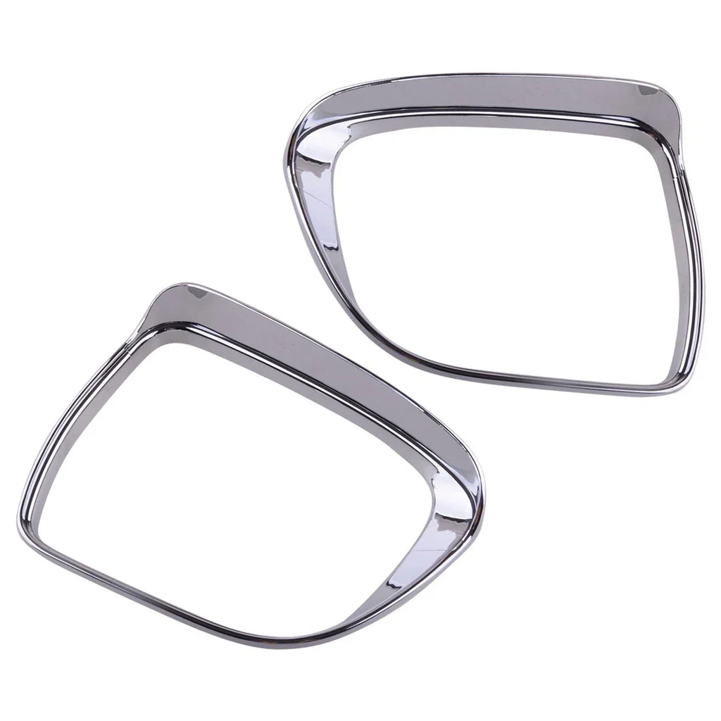 2 x Rain Covers for Rear View Mirror Chrome Trims for Nissan Murano Rogue Qashqai