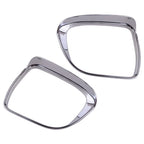 2 x Rain Covers for Rear View Mirror Chrome Trims for Nissan Murano Rogue Qashqai