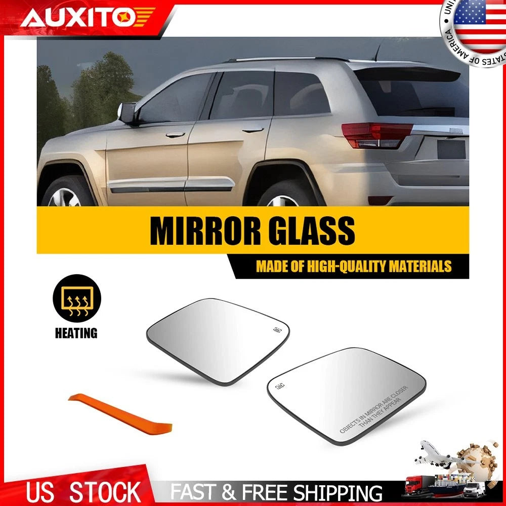 Heated Blind Spot Mirror Glass for Jeep Dodge (2011–2022)