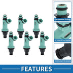 Set of 6 Fuel Injectors No.23209-46090 for Lexus GS300 (1998–2005) 3.0L
