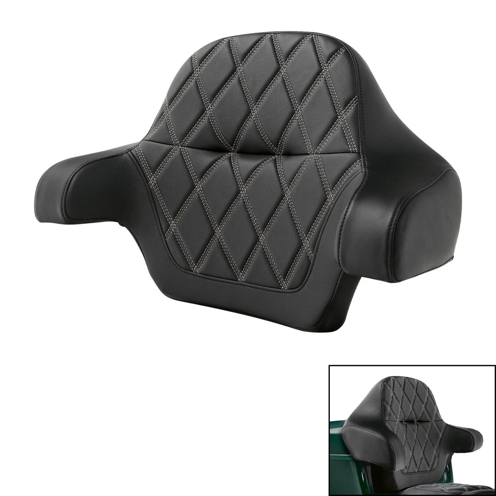 Rear Passenger Backrest Pad for Harley Touring Street Road Glide (2014–2023)