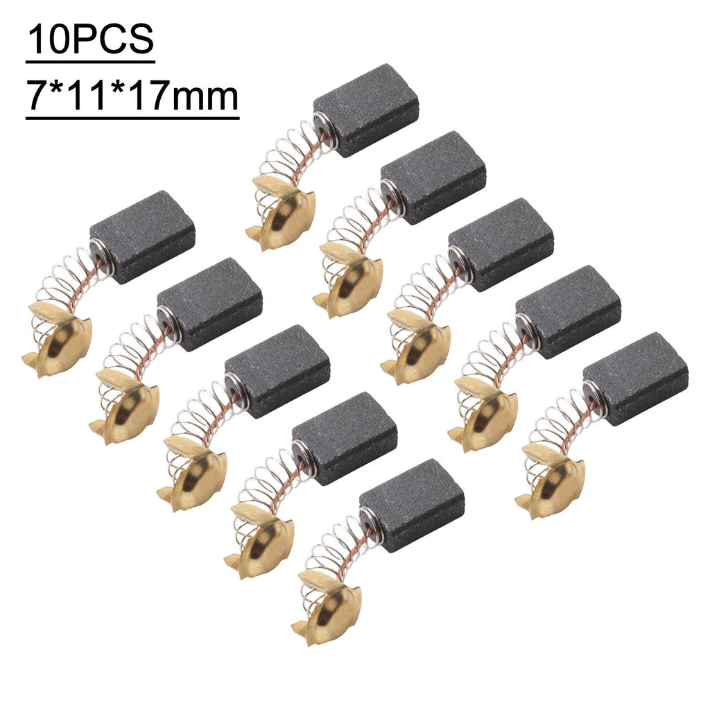 10Pcs Carbon Brushes for Angle Grinder (42mm)