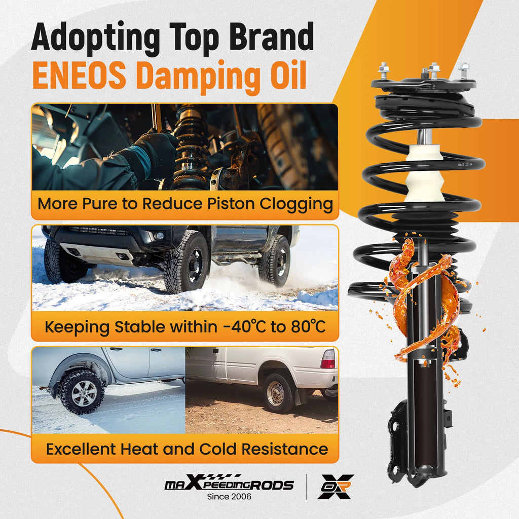 Front Strut Spring Suspension for Kia Rio 2006-2011 & Hyundai Accent 2006-2011