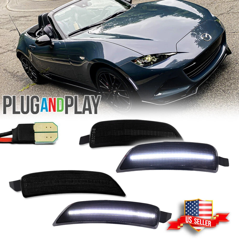 Set of 4 LED Side Marker Lights for Mazda Miata MX-5 (2016–2023)