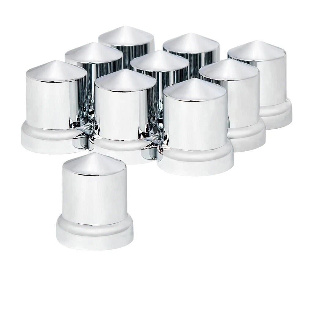 Lug Nut Covers Chrome Push On Set for 33mm Wheels (2005–2015)