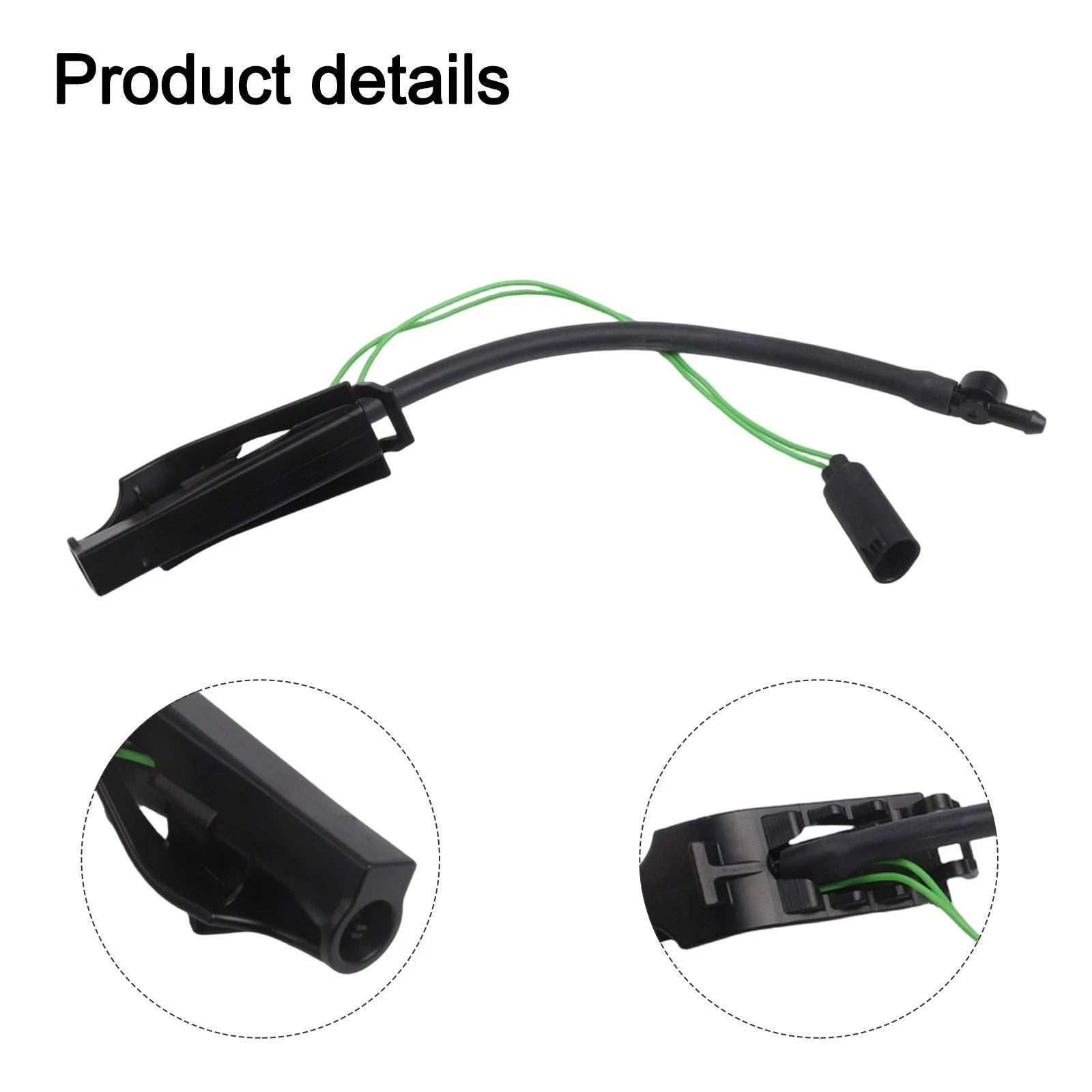 Black Windshield Washer Nozzle for Range Rover Evoque L538 (2012–2016)