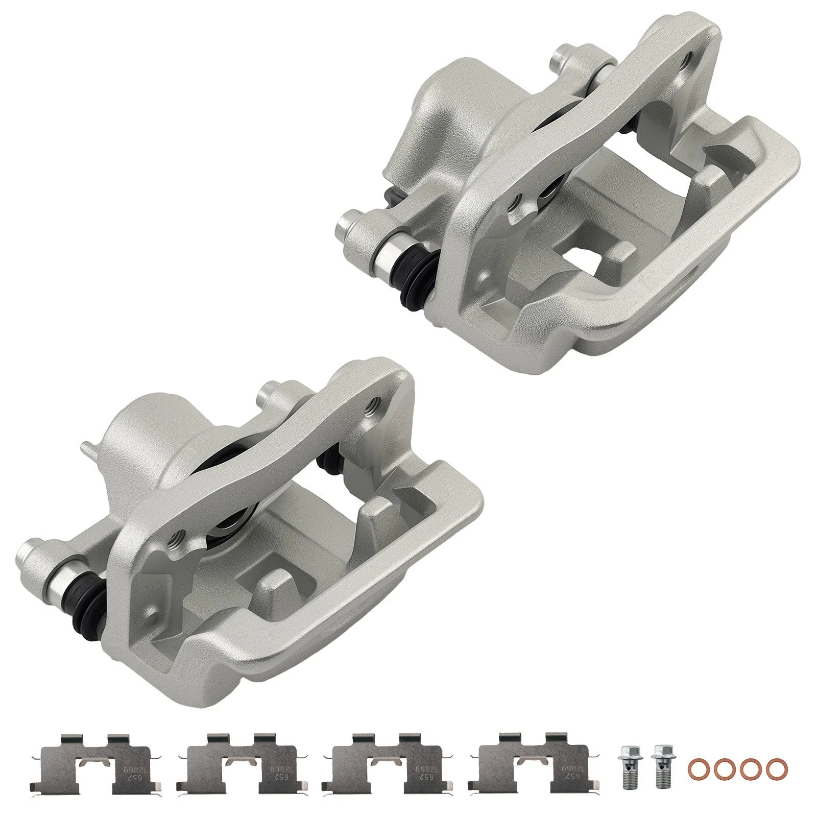 Set of 2 Rear Disc Brake Calipers for Hyundai Elantra (2007–2010) 19-B3457