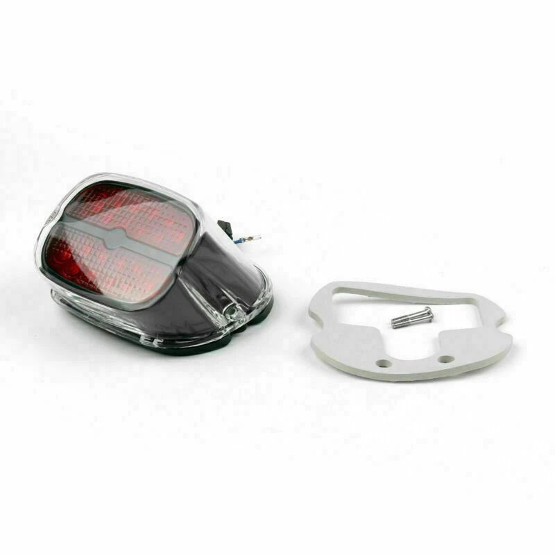 Red LED Tail Brake Light Lamp for Harley Road King Glide Touring (2000–2023)