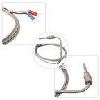 Threaded K Type Thermocouple Probe for Exhaust Temperature Monitoring