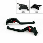Long Brake Clutch Levers for Ducati Hypermotard 1100/SP (2007–2012) Black T9