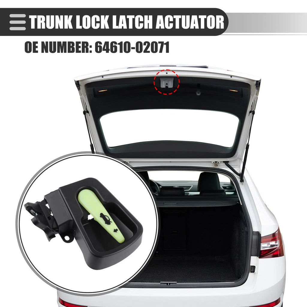 Tailgate Trunk Latch Lock Actuator 64610-02071 for Toyota Corolla (2003–2008)