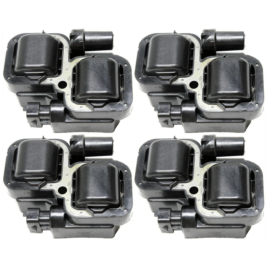 Ignition Coils Set of 4 for MB Mercedes G Class SLK ML R E S CL C CLK CLS