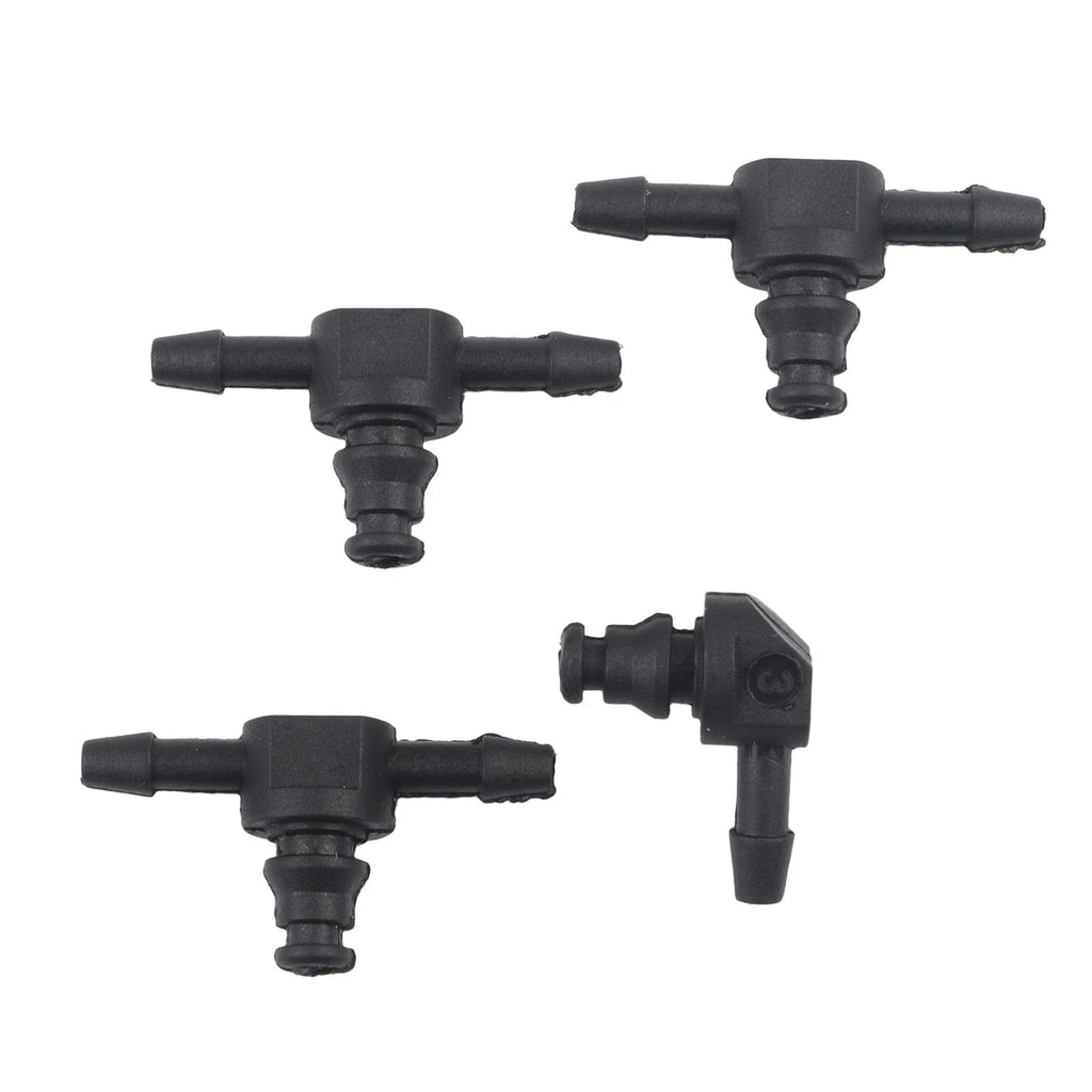 Set of 4 Connector T & L Pipe for Diesel Injector Applications