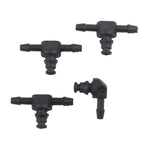 Set of 4 Connector T & L Pipe for Diesel Injector Applications