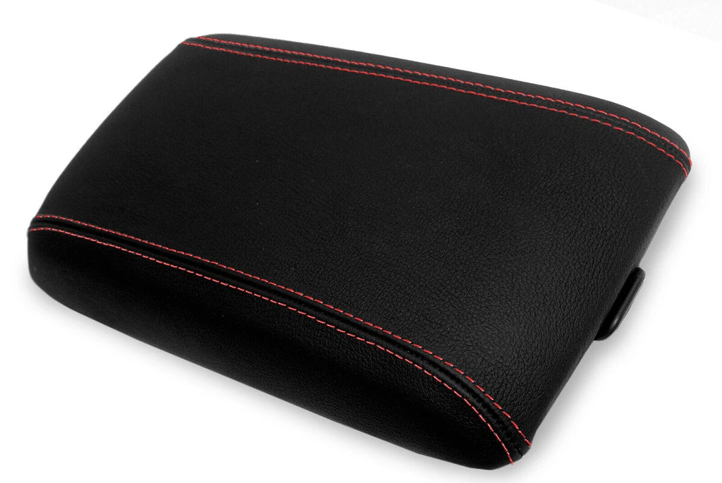 Armrest Cover for Pontiac GTO (2004–2006) - Leather, Red Stitch