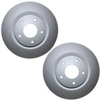 Set of 2 Coated 294mm Brake Rotors for Dodge Caliber Patriot (200–200)