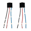10 Grams Socket for H4 Headlight Replacement (2X 3 Pin Accessories)