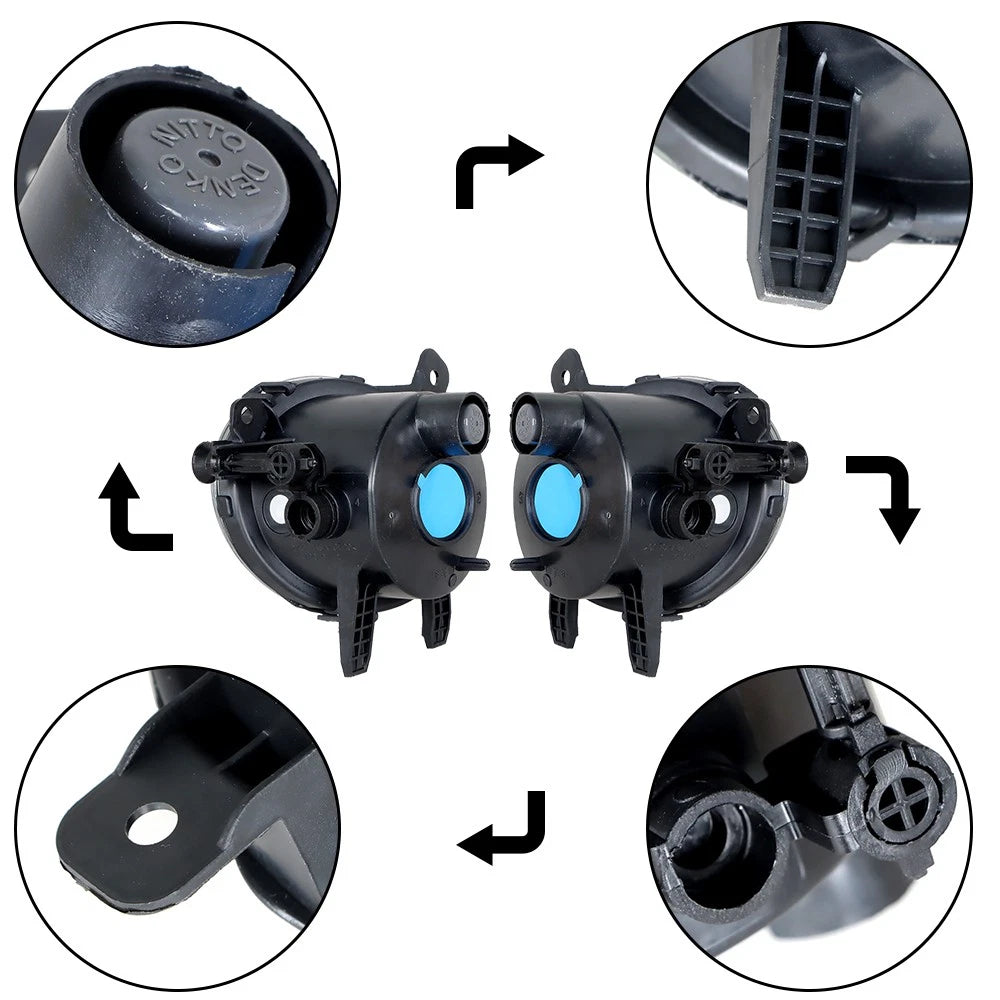 Set of 2 Fog Light Trim Covers for BMW 3 Series (2012–2015)
