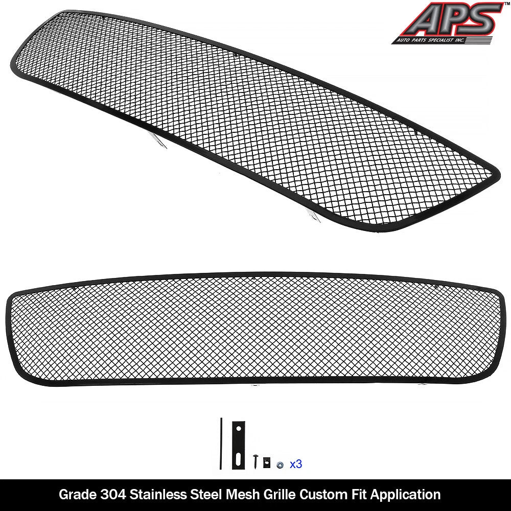 Stainless Black Mesh Grille Insert for Ford F-150/Lightning (1999-2003)