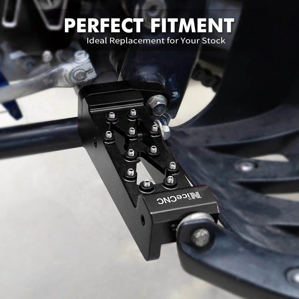 Footrest Foot Pegs Assembly for Yamaha Raptor 700R 700 (2011–2024) Black