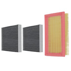 2 Activated Carbon Cabin & Engine Air Filters for Toyota Prius C (2012–2019)