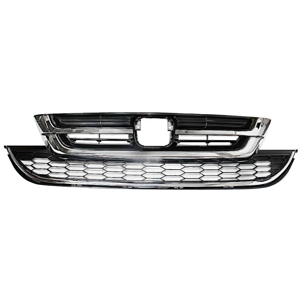 Chrome Front Bumper Grille for Honda CR-V (2010–2011)
