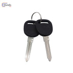2X Ignition Logo Key Uncut Blade Blank for GM Chevy Truck Van (B102-P)