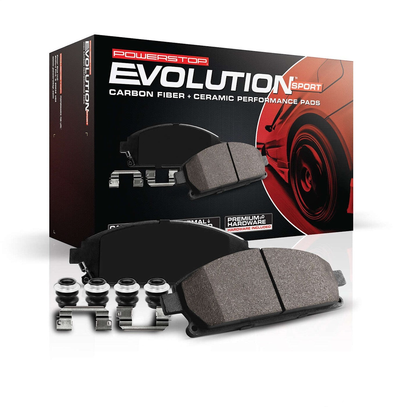 Set of 2 Powerstop Z23 Brake Pads for Ford Explorer Sport Trac