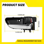 2Pcs Interior Door Handles for Subaru Forester (2003â2008)