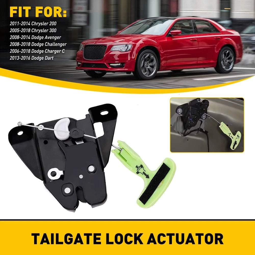 Tailgate Lock Trunk Lid Latch Actuator for Chrysler 200 300 (2011–2016) 5056244AA EXV