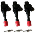 Set of 3 Ignition Coils & Iridium Spark Plugs for Honda Insight (2000–2006)