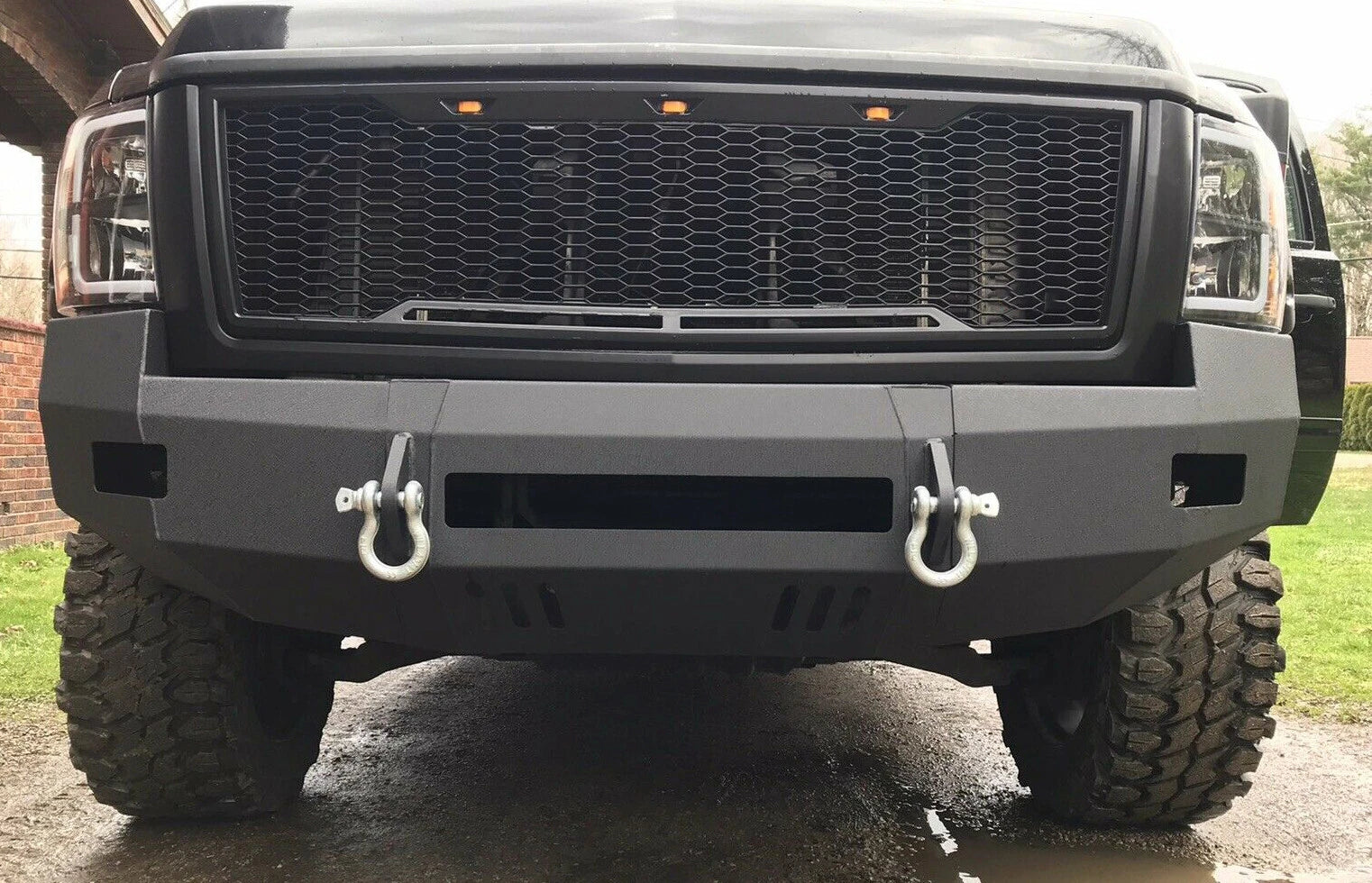 Low Profile Steel Front Bumper for Chevrolet Silverado 2500 3500 (2007–2010)